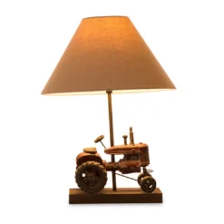 Brown Tractor Truck Table Lamp