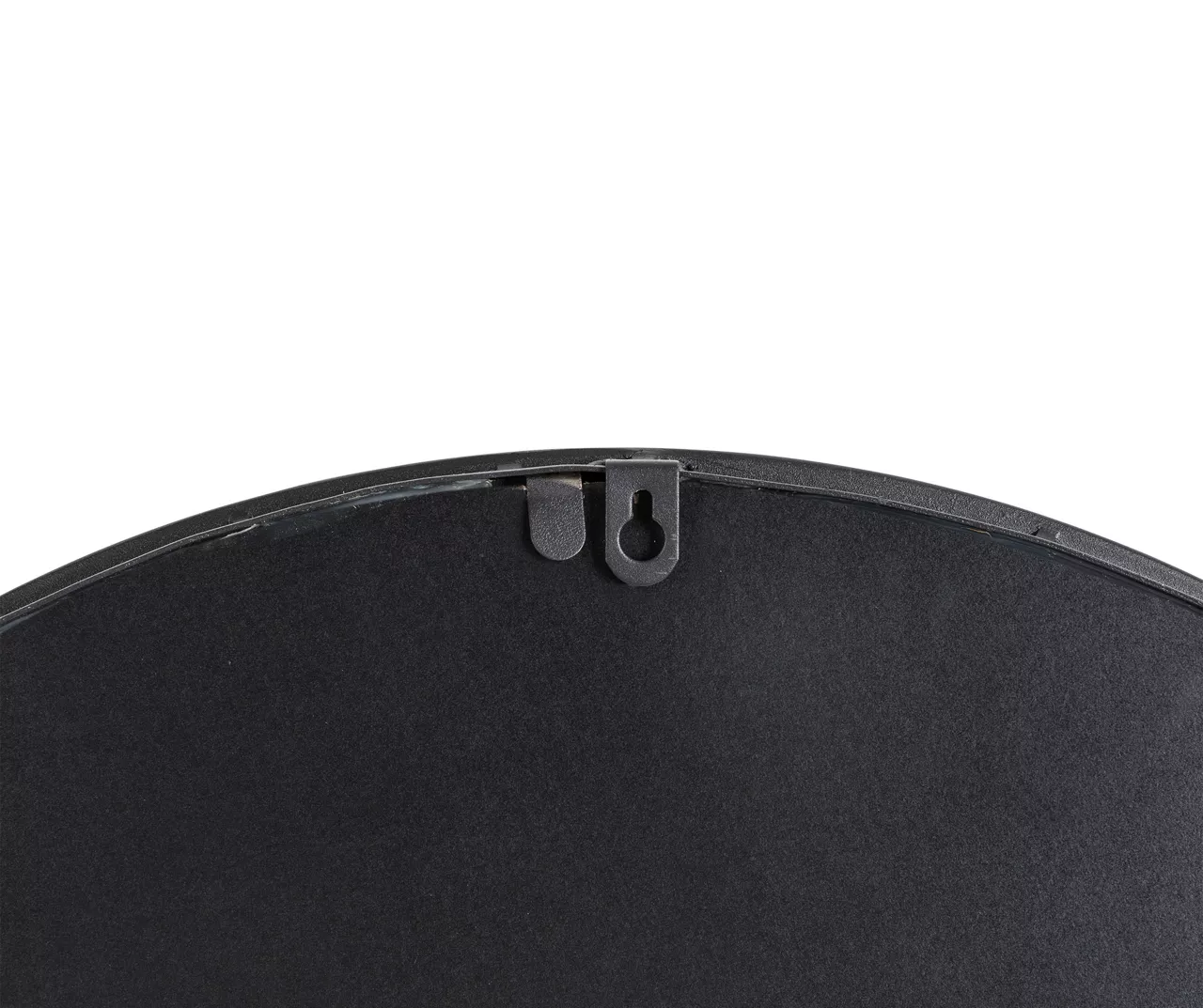 Black Quatrefoil-Accent Round Wall Mirror, (23.62") - Image 8