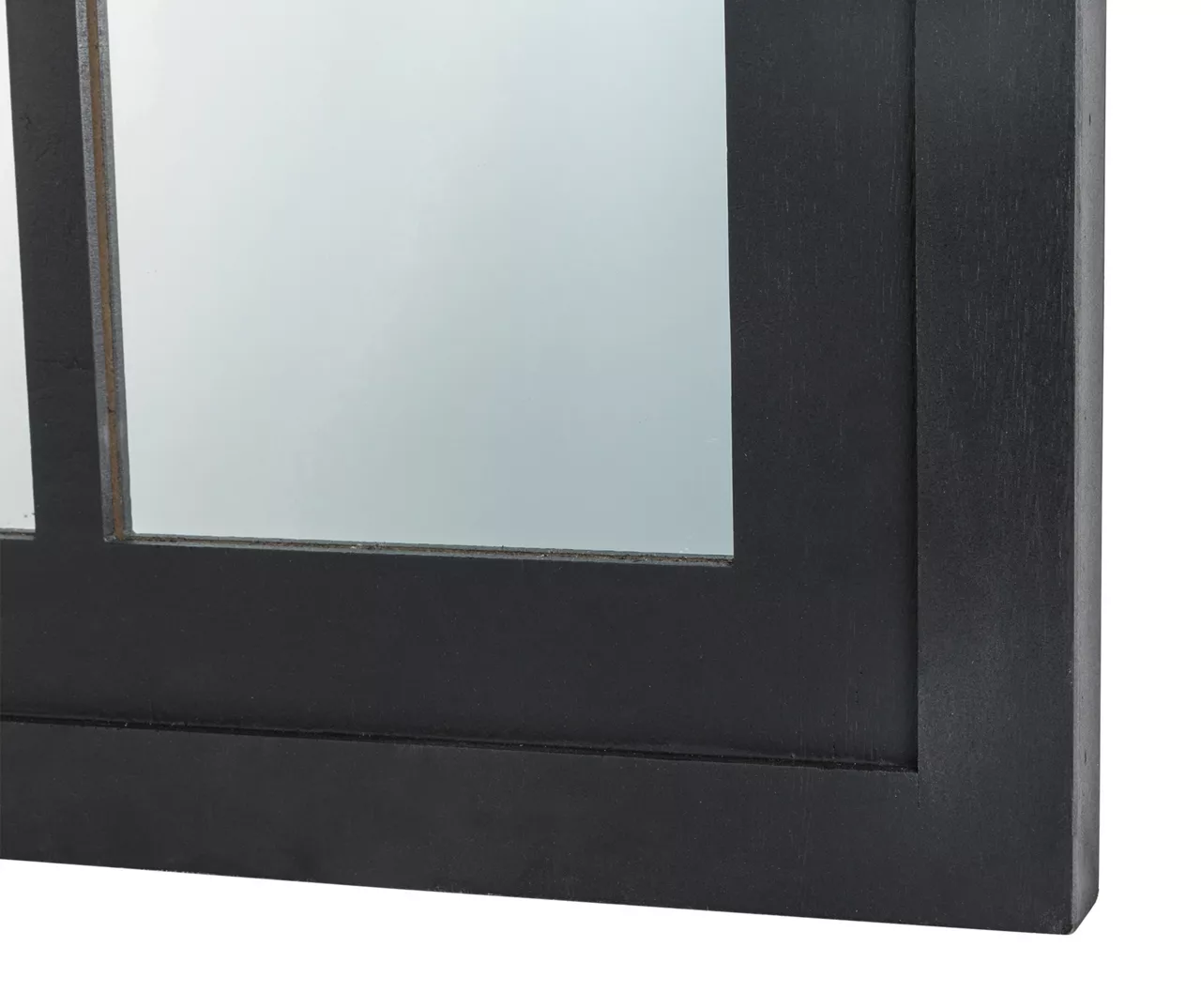 Black Arching Windowpane Wall Mirror, (40.16") - Image 9