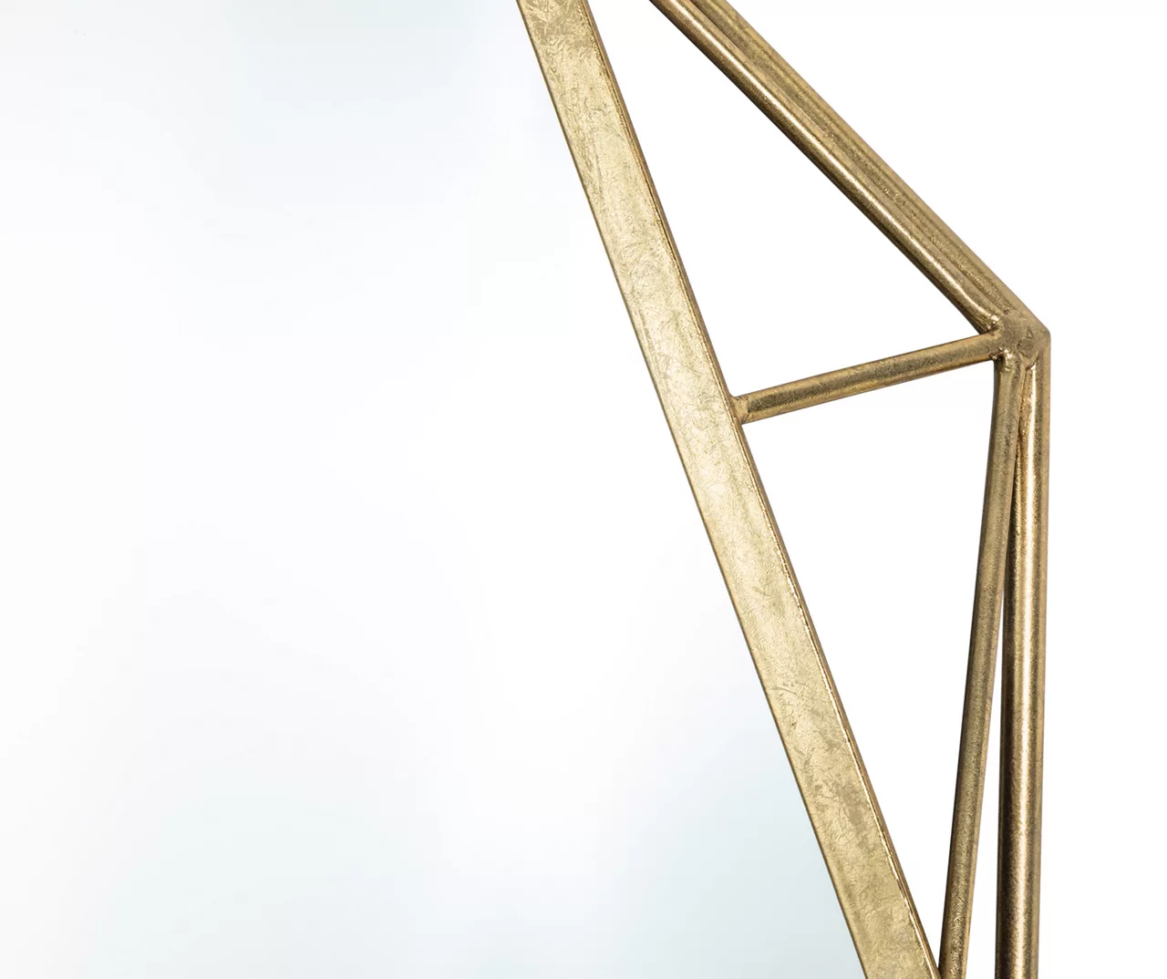 Gold Octagon Geometric-Border Wall Mirror, (28.15") - Image 5
