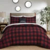 Red Buffalo Plaid Rochester Reversible Comforter Set