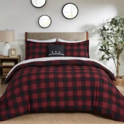 Red Buffalo Plaid Rochester Reversible Comforter Set