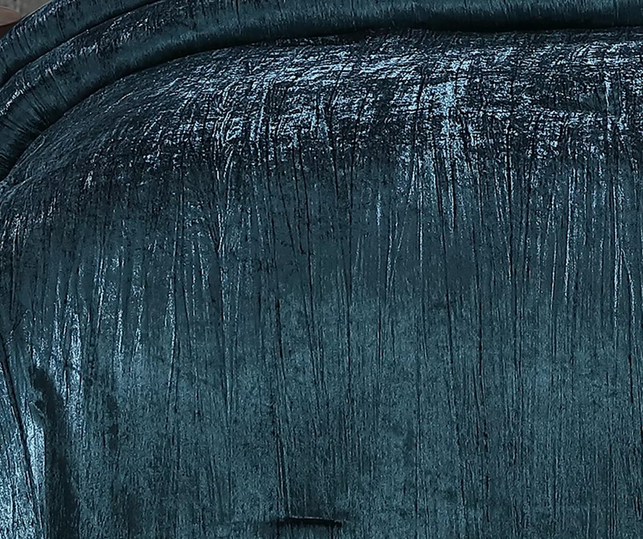 Blue Velvet Crinkle Turin Queen 7-Piece Comforter Set - Image 2