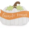 "Favorite Season" Pumpkin Hanging Wall Decor