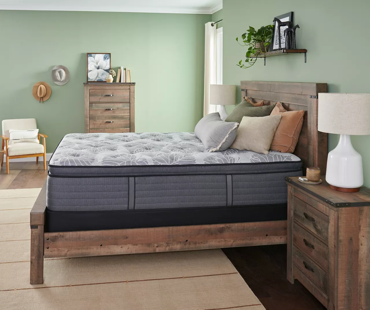 Edgefield California King Plush Euro Pillow Top Mattress - Image 3