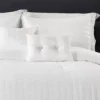 Farmhouse White Seersucker King 5-Piece Comforter Set