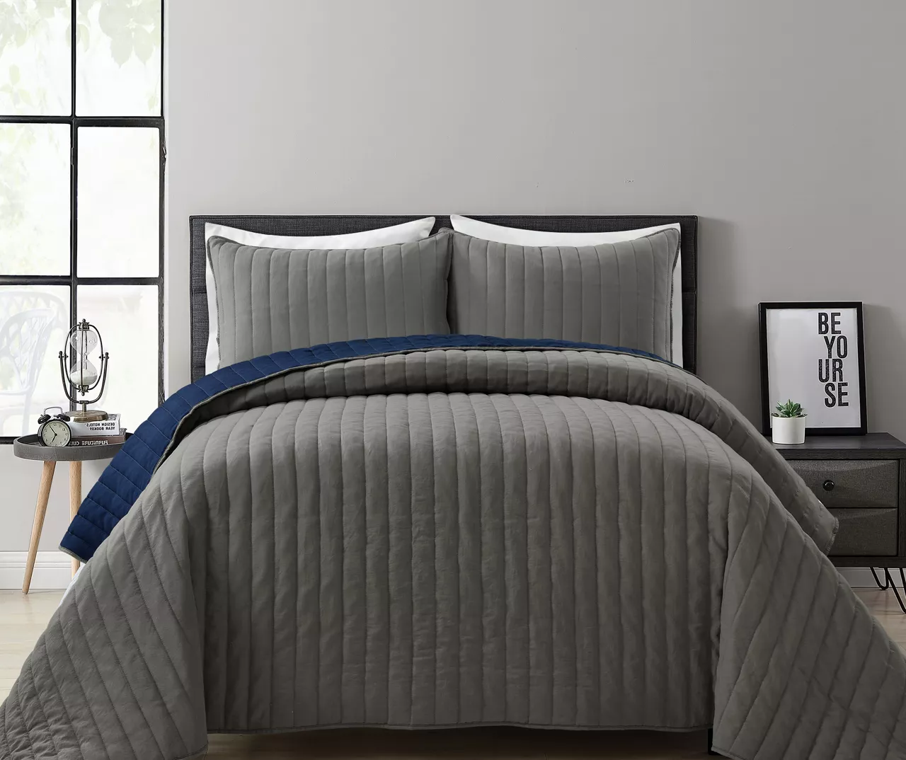 Stripe All-Season Coverlet Quilt Set - Image 5