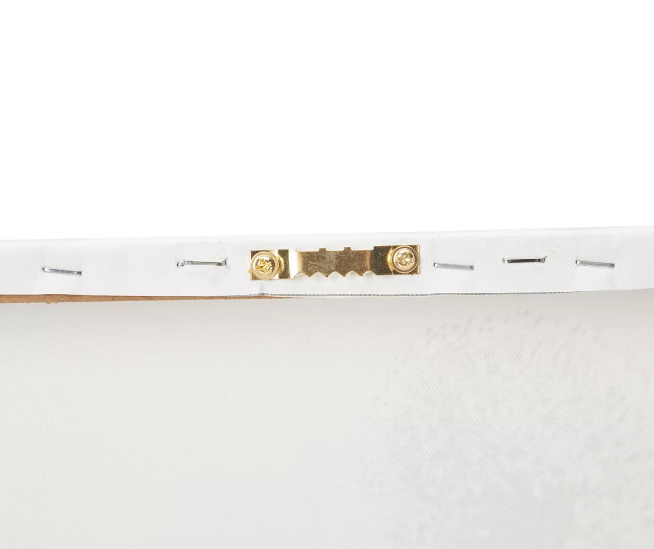 "Live Simply" White Dandelions Wrapped Canvas - Image 3