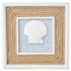 "It Is Well" White, Blue & Brown Shell Wall Plaque