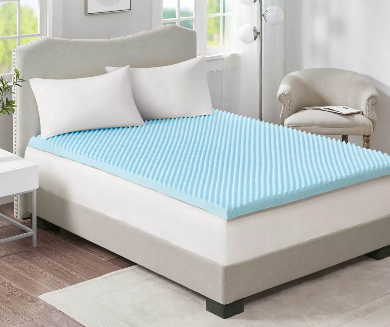 3" Gel Memory Foam Cooling Mattress Topper - Image 2