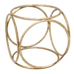 Gold Openwork Tabletop Orb Décor