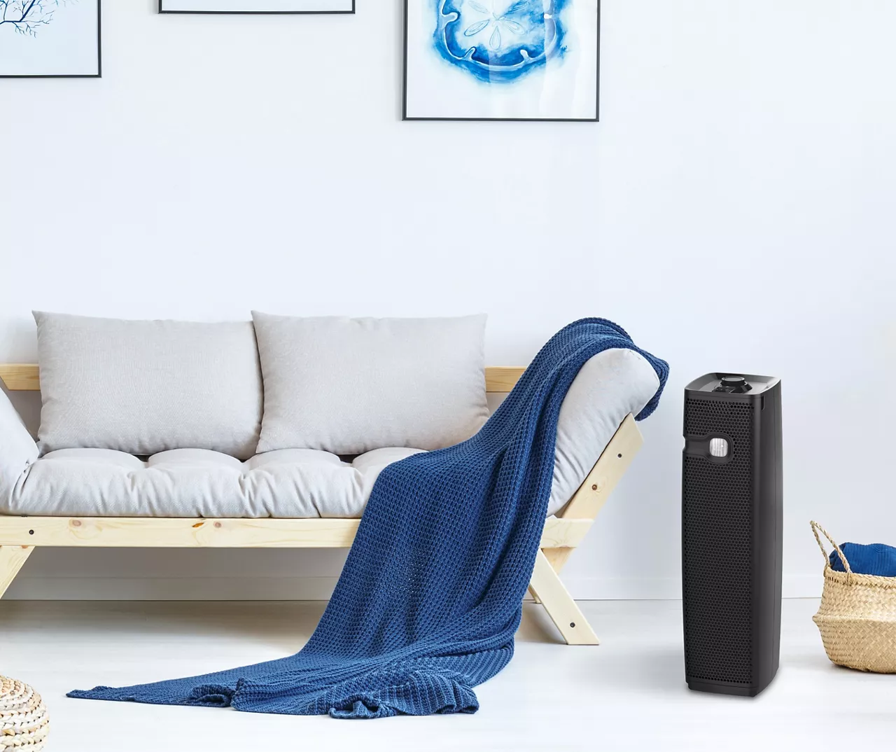 Black Visipure Tower Air Purifier - Image 2