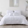 Cara White Tufted Queen 8-Piece Comforter Set