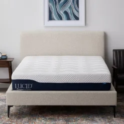 Lucid Comfort Collection 10" Hybrid Gel & Aloe Vera Mattress-In-A-Box