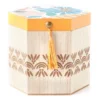 Blossom Blue & Yellow Floral Hexagon Storage Box