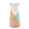 Real Living Color Block Ceramic Pillar Candle Holder