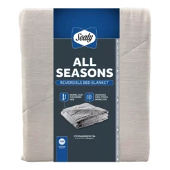 Glacier Gray All-Season Reversible Full/Queen Blanket