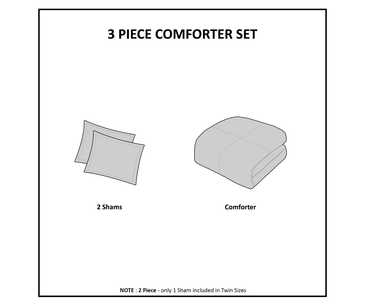 Polar Ivory Patchwork Stripe Faux Fur King/California King 3-Piece Comforter Set - Image 7