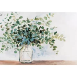 Eucalyptus Textured Wrapped Canvas