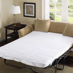 Delta White Quilted Sofa Bed Pad