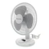 White Oscillating Table Fan
