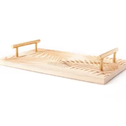 Wild Sedona Brown Etched Palm Wood Tray