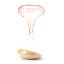 Wild Sedona Clear & Pink 2-Tone Decorative Hourglass