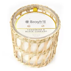 Wild Sedona Tangerine & Black Currant 2-Wick Seagrass Sleeve Candle, 14 Oz.