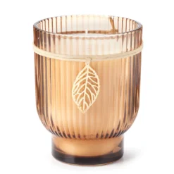 Wild Sedona Sandalwood Rib Pedestal Candle, 15 Oz.
