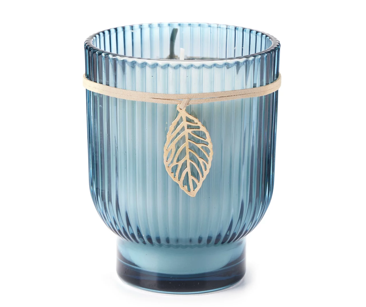 Wild Sedona Sea Salt Wave Rib Pedestal Candle, 15 Oz.
