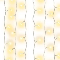 Warm White LED 7-Strand Ceiling Curtain Lights