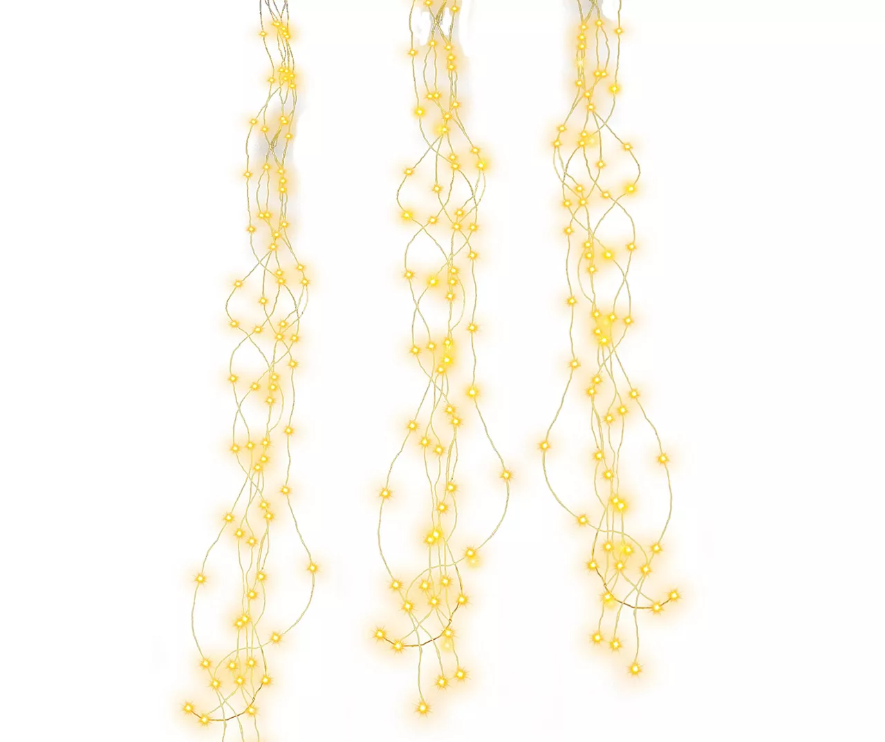 Warm White 120-LED Waterfall Indoor/Outdoor Fairy Lights