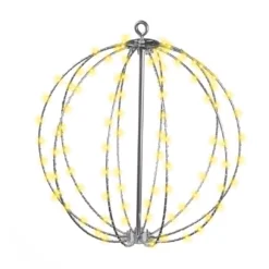 12" Warm White LED Hanging Sphere Light