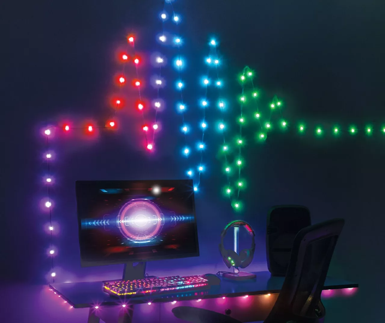 32.8' Multi-Color Color Flow Sound-Reactive LED Strip - Image 2