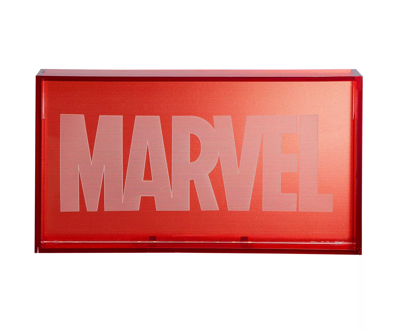 Red Marvel Logo Neon Lamp
