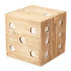 Wood Dice Tabletop Decor