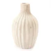 Carved Line Bud Vase, (10.4")