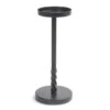10" Black Twisted Metal Pillar Candle Holder
