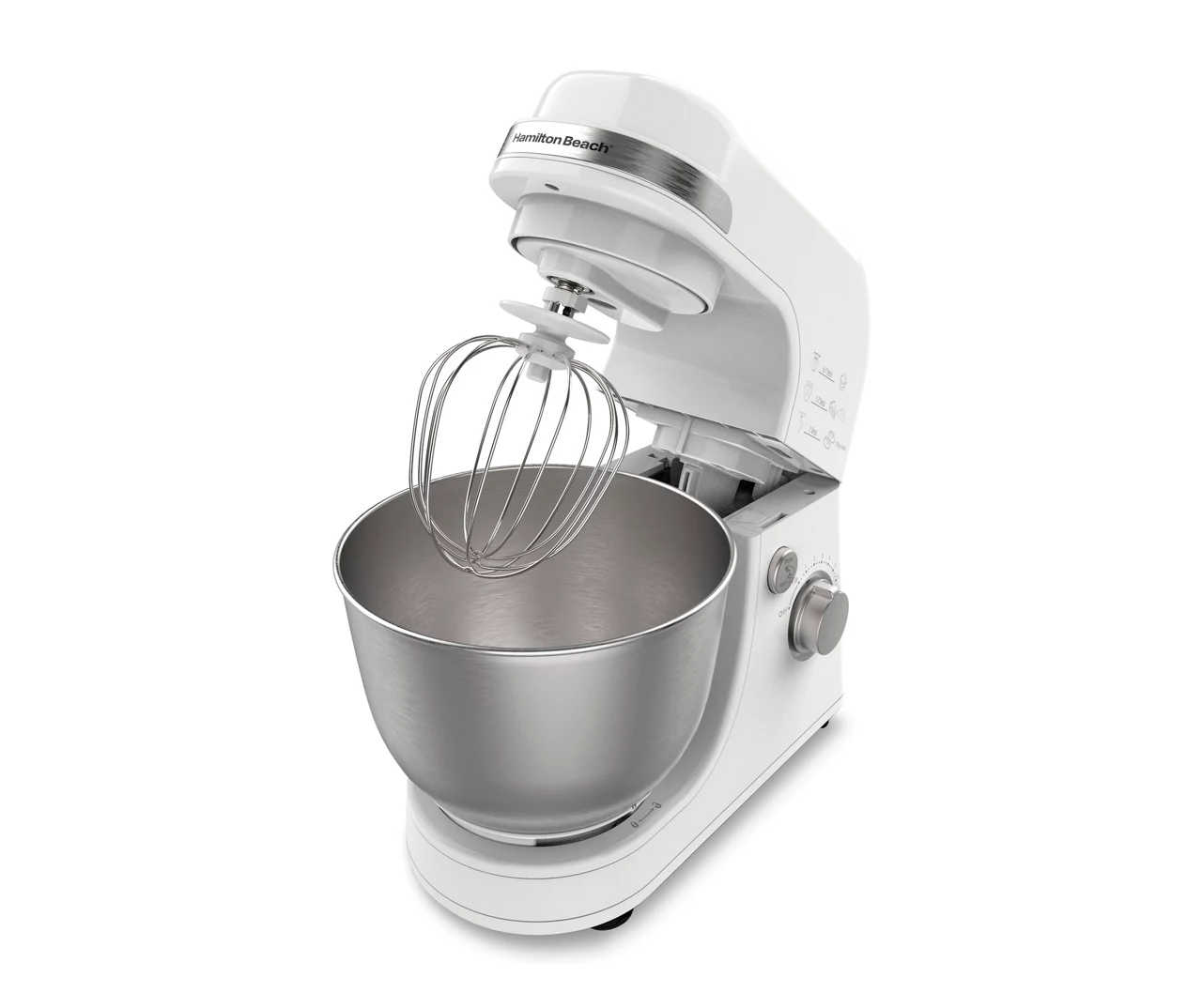 Hamilton Beach White 7-Speed Stand Mixer - Image 2