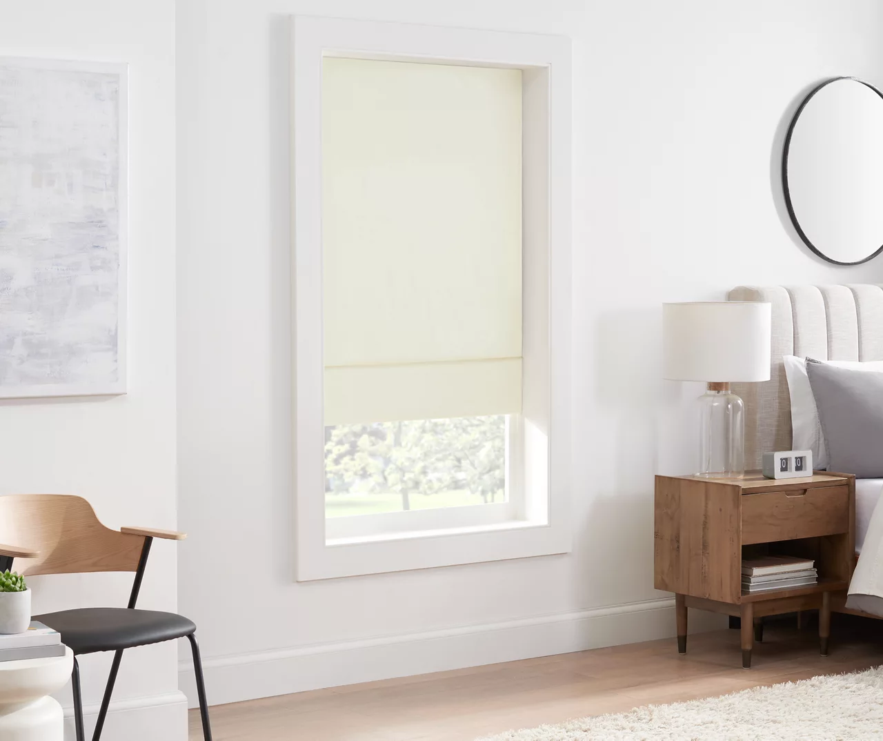 Eclipse Kylie Ivory Blackout Roman Shade - Image 2