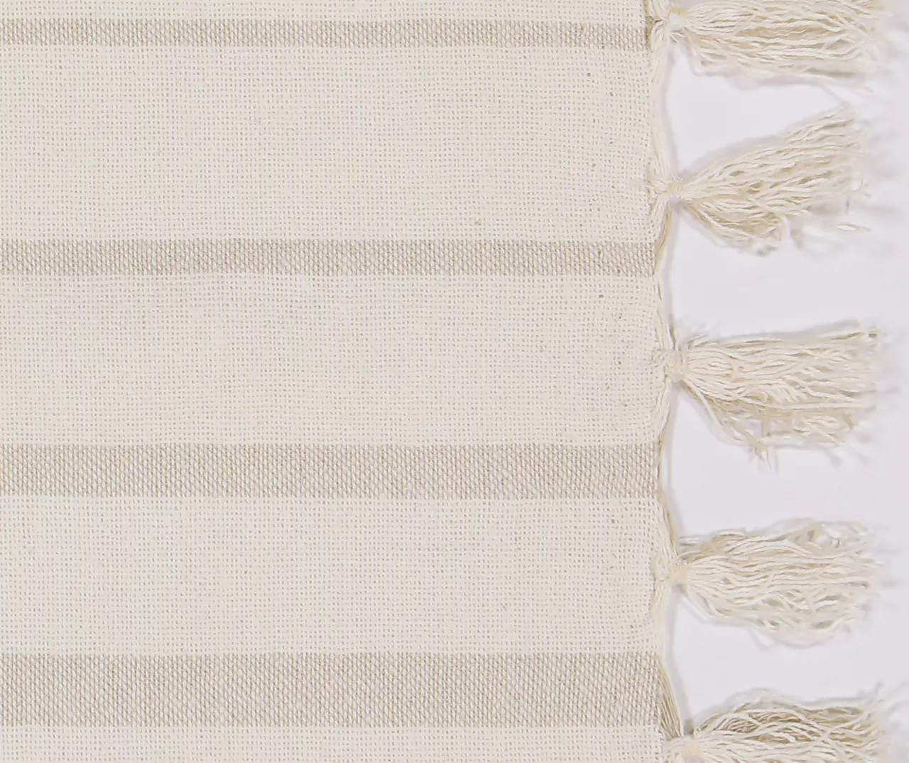 Amari Beige & Oatmeal Stripe Light-Filtering Rod Pocket Curtain Panel, (63") - Image 6