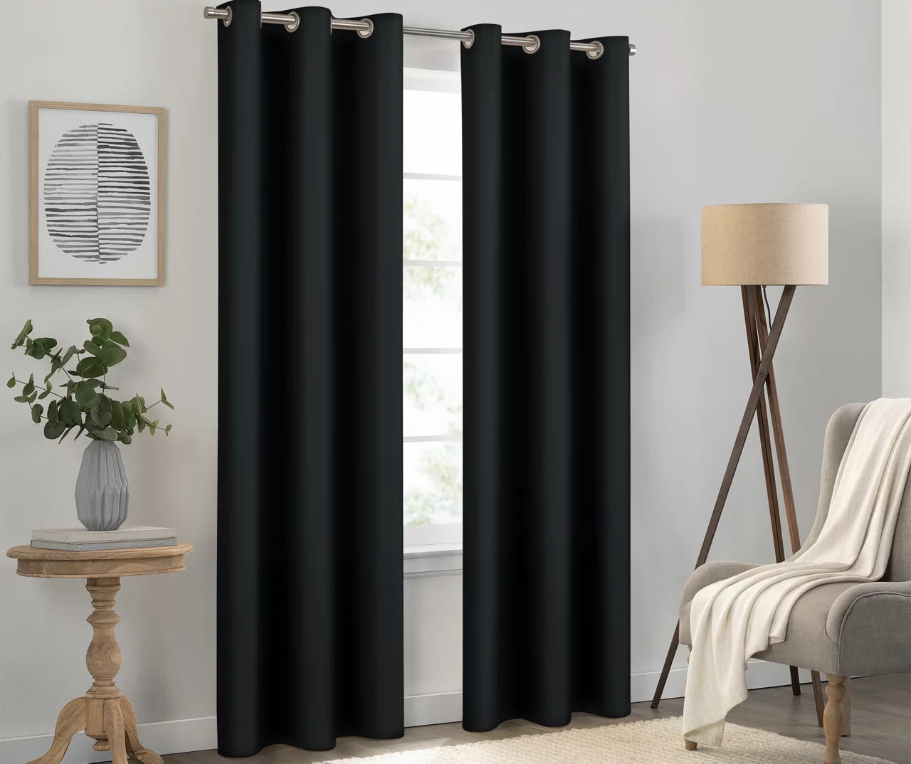 Eclipse Kendall Blackout Grommet Curtain Panel - Image 6