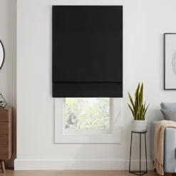 Eclipse Kylie Black Blackout Roman Shade