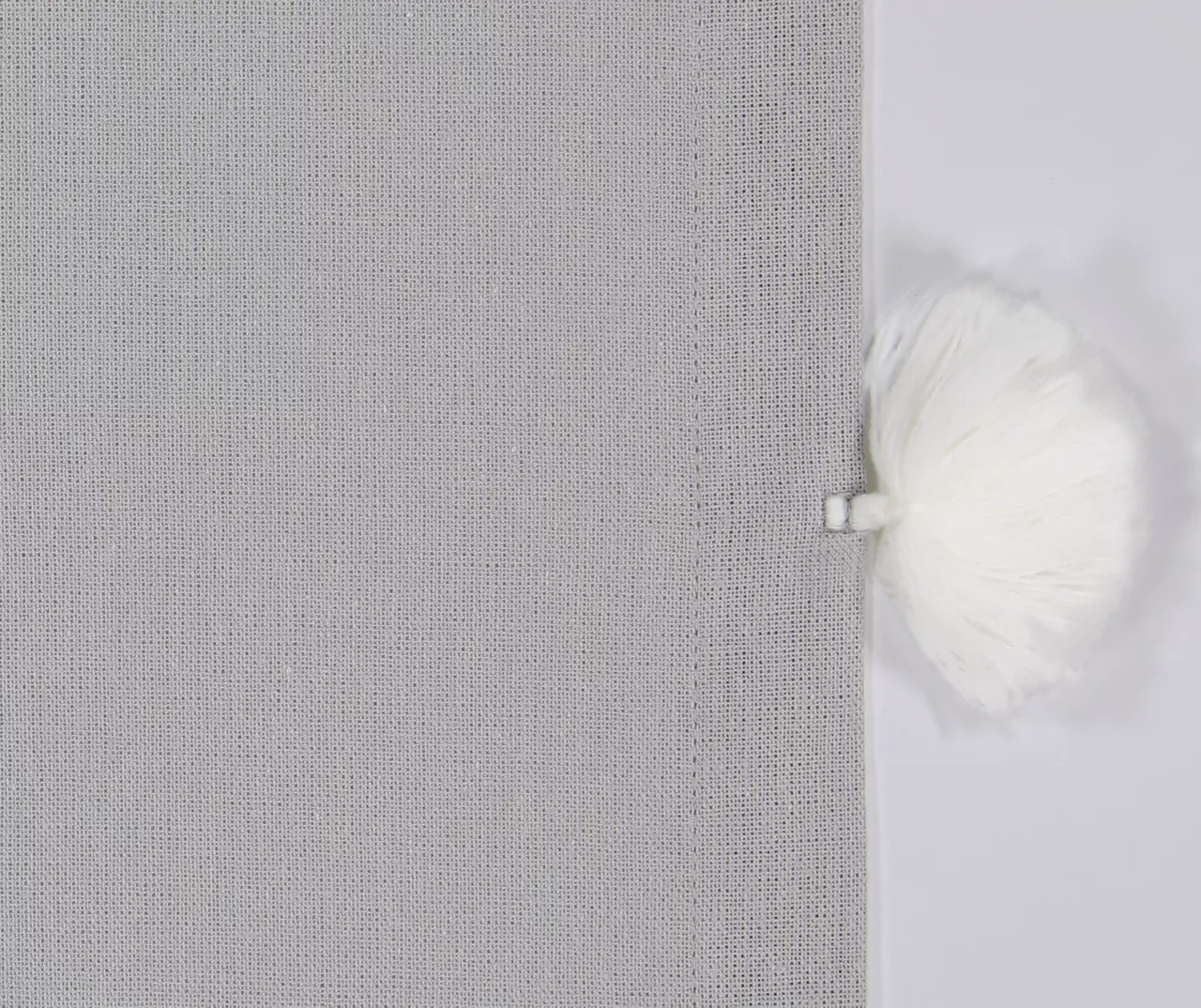 Ardmore Gray Tassel-Accent Light-Filtering Rod Pocket Curtain Panel, (84") - Image 9