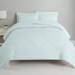 Diamond-Quilted California King 7-Piece Comforter Set