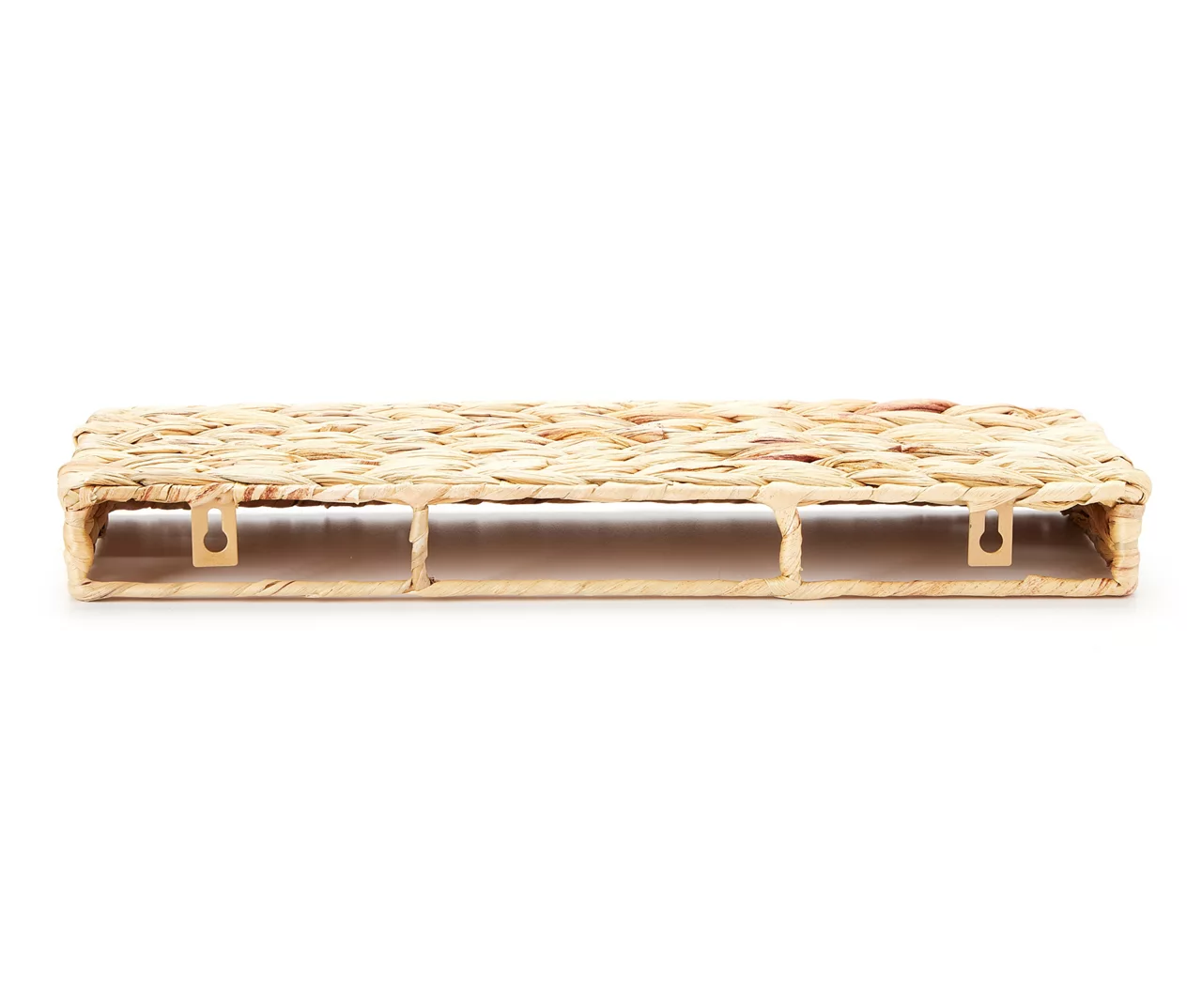 Braided Water Hyacinth Floating Wall Shelf - Image 7