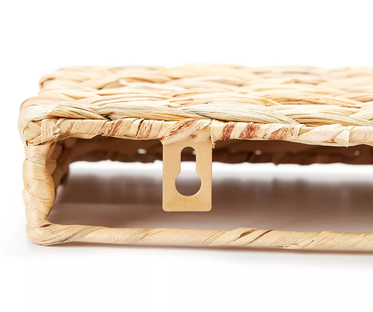 Braided Water Hyacinth Floating Wall Shelf - Image 4