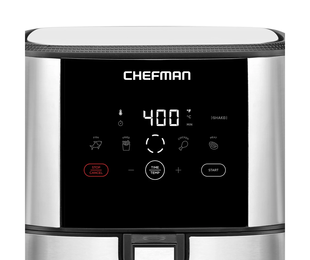 5-Quart Chefman TurboFry Touch Stainless Steel Air Fryer - Image 3