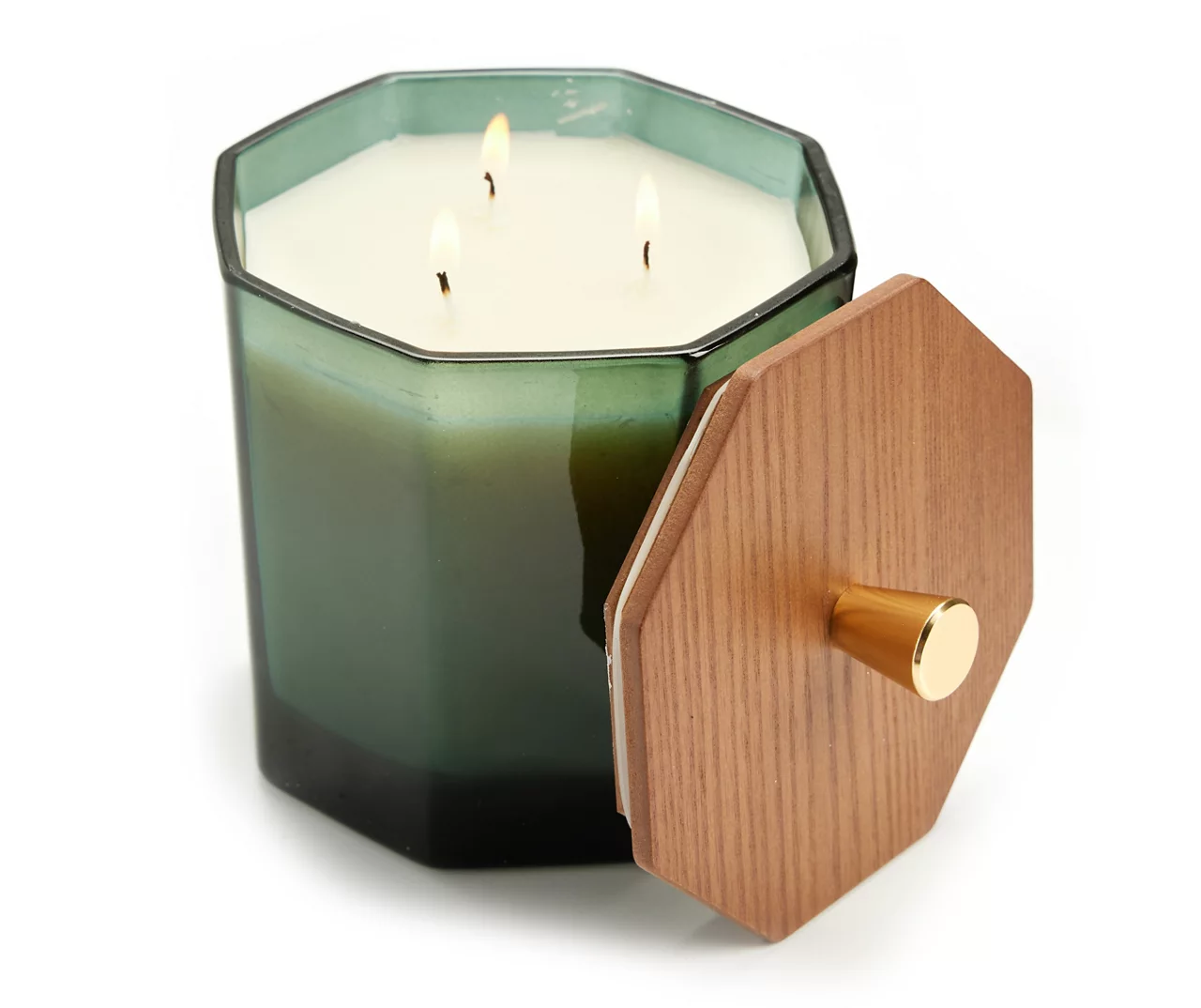 Festive Gathering Frosted Pine & Eucalyptus 3-Wick Candle, 23.5 Oz. - Image 2