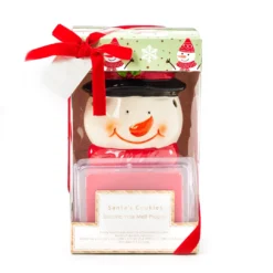 Snowman Plug-In Wax Warmer With Santa's Cookies Wax Melts